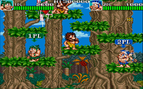 战斗原始人下载完整硬盘版(经典街机闯关游戏) - 跑跑车单机游戏网